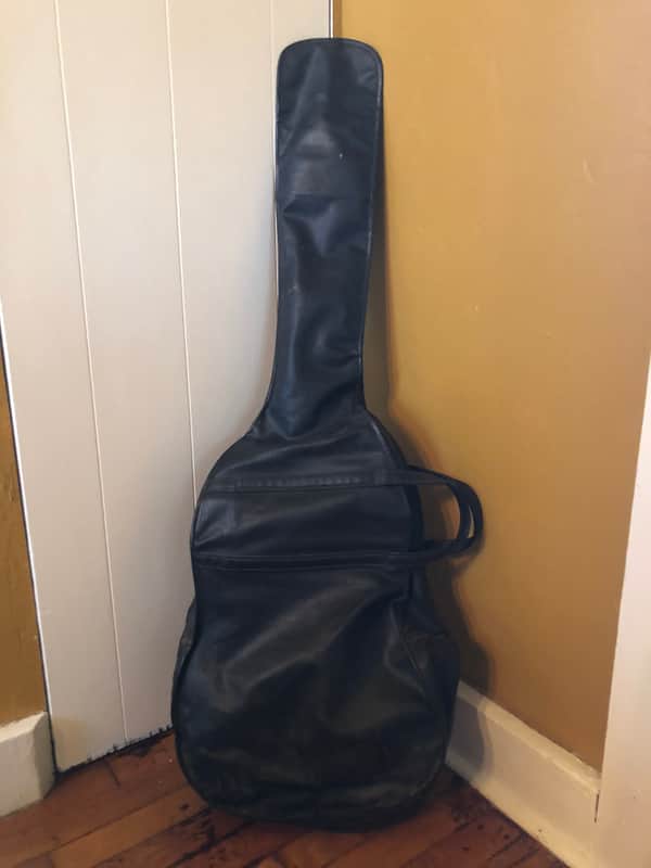 Unknown Electric (small acoustic) Gig Bag / Case 50s / 60s Black Naugahyde image 1