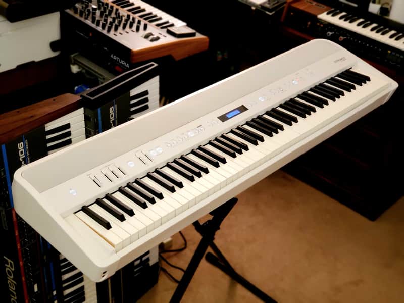 CERTIFIED!!! ROLAND FP90X WHITE STAGE/HOME PIANO SERVICED IN AMAZING CONDITION!!! image 1