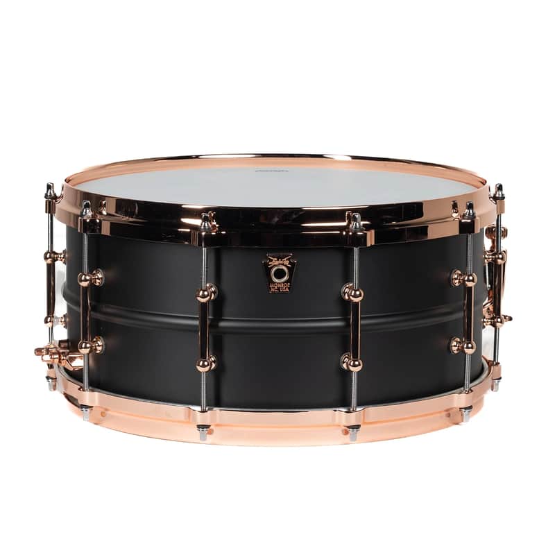 Ludwig LB427TDC Hot Rod Black Beauty Brass 6.5x14" Snare Drum image 1