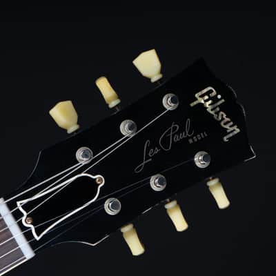 Gibson 1958 Les Paul Standard Murphy Lab Light Aged - Ebony Top / Metallic Sea Green Back! One Off image 4
