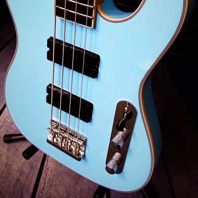 Custom Build - Birdsong Designed T Bass - 30.5" Scale PRE-ORDER - Robin Blue image 3