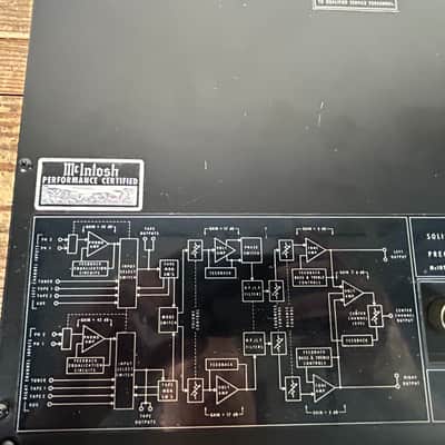 McIntosh C-26 Preamplifier 1970’s - Black/green image 8