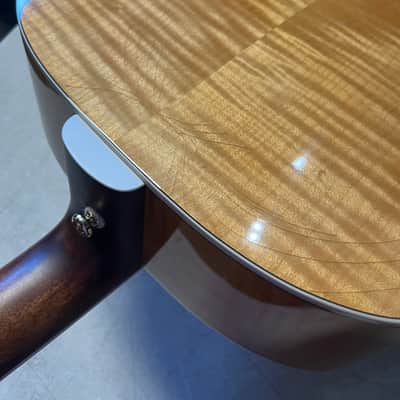 Guild F-250E Deluxe Westerly Jumbo Acoustic-Electric Guitar, read all - Blonde image 7
