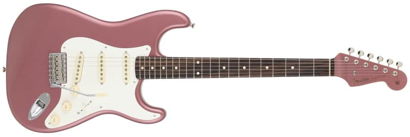 Fender Japan CHAR Stratocaster Electric Guitar, RW FB, Burgundy Mist Metallic image 1