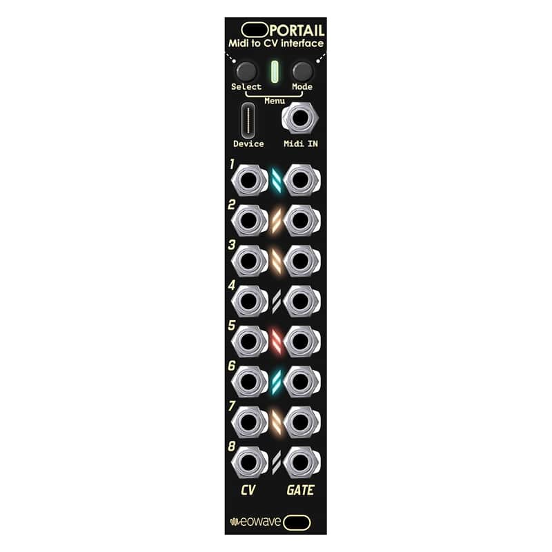 Eowave Portail Eurorack MIDI-to-CV Converter Module image 1