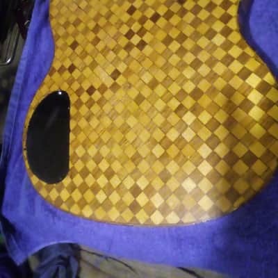BLACK FRIDAY SALE, Custom SG Double Neck Guitar Body- Walnut & Maple. Only One Made,,6 String/12 String image 22