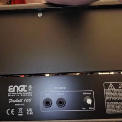Engl Fireball 100 Type E635 2-Channel 100-Watt Guitar Amp Head - Black image 5