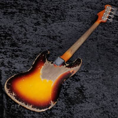 FENDER CUSTOM SHOP Master Built Series 60 JAZZ BASS Heavy Relic by Dale Wilson Sunburst [DW2068] (03/18) image 10