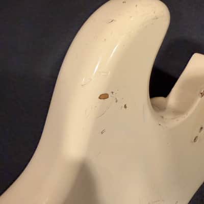 Vintage 1983 Squier Stratocaster Japan White - SQ Series 70s MIJ Body Routed for Kahler 2300 image 12