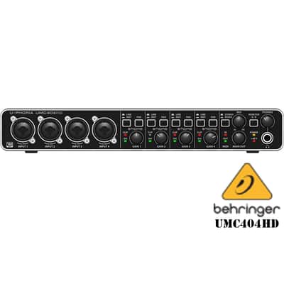 Behringer UMC404HD Audiophile 4x4 24Bit/192 kHz USB Audio/MIDI Interface with Midas Mic Preamplifier image 5
