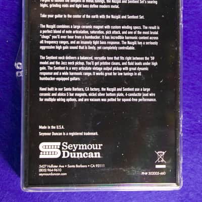 Seymour Duncan Nazgûl / Sentient Humbucker Set 2010s - Stargazer image 3
