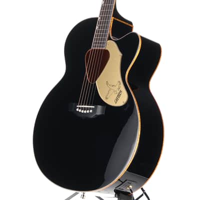 Gretsch G5022CBFE Rancher Falcon Jumbo Cutaway Acoustic/Electric, Fishman Pickup System, Black (G2) (04739) image 4