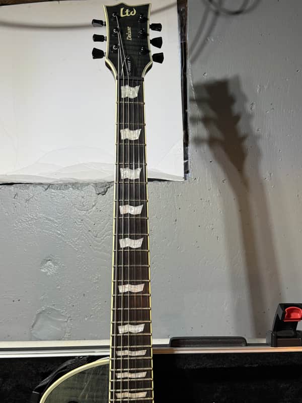 ESP LTD EC-1000 Evertune FM 2015 - Present - See Thru Black image 1