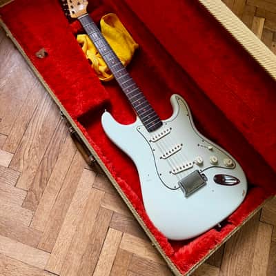 Fender American Vintage '59 Faded Sonic Blue Stratocaster 2013 - 2016 - Faded Sonic Blue image 8