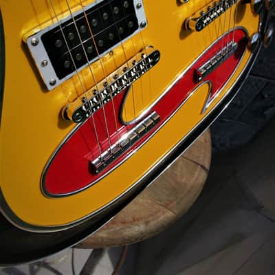 El Daga Lightshow Doubleneck 2000 Custom, Robelli. Art Collection Guitar. Only one. Unique. Rare. image 15