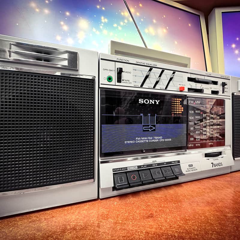 1988 Sony CFS-3000S Silver