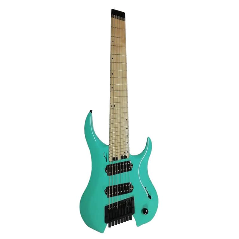 Legator Ghost G8FS Multi-Scale Headless 8-String Guitar, Sea Foam Green image 1
