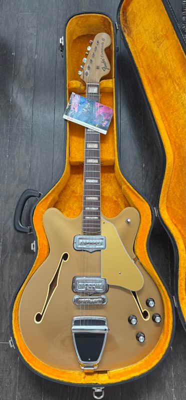 RARE Fender Coronado II 1967 - ORIGINAL Custom Color Firemist Gold
