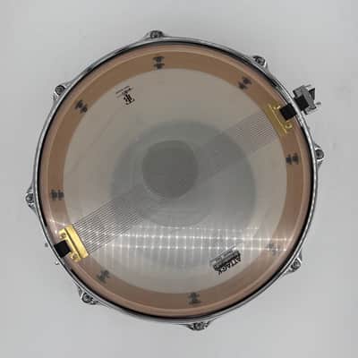 Montineri Custom 14x4 "Iris Tongue" Snare Drum image 12