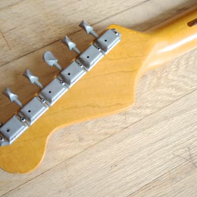 1983 Fender Stratocaster '57 Reissue Fullerton American Vintage Fiesta Red w/ohc, Hangtags image 5