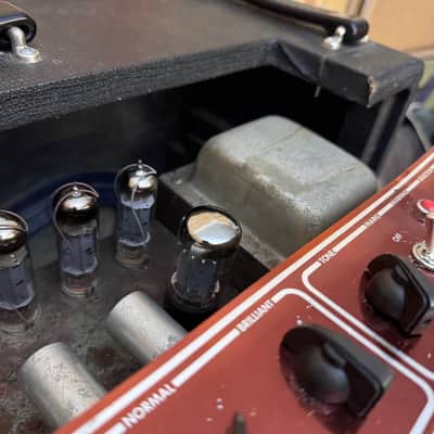 Vintage 1963 Vox AC30 2×12 Copper Top Blues Guitar Valve Amplifier Combo *1960s* image 23