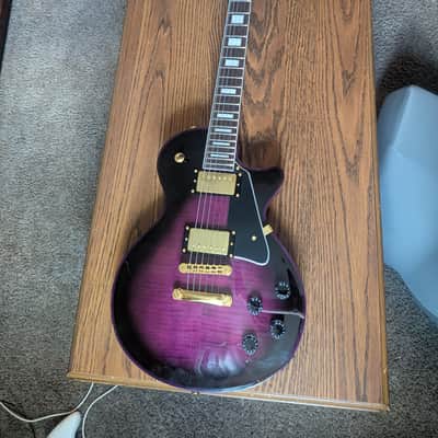 Firefly FFSPS LP-Style Elite Series "Bat" Model - Purple burst image 1