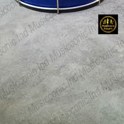 14" Royal Blue Snare Drum - Steel School Marching Band Drum | Practice Drum image 2