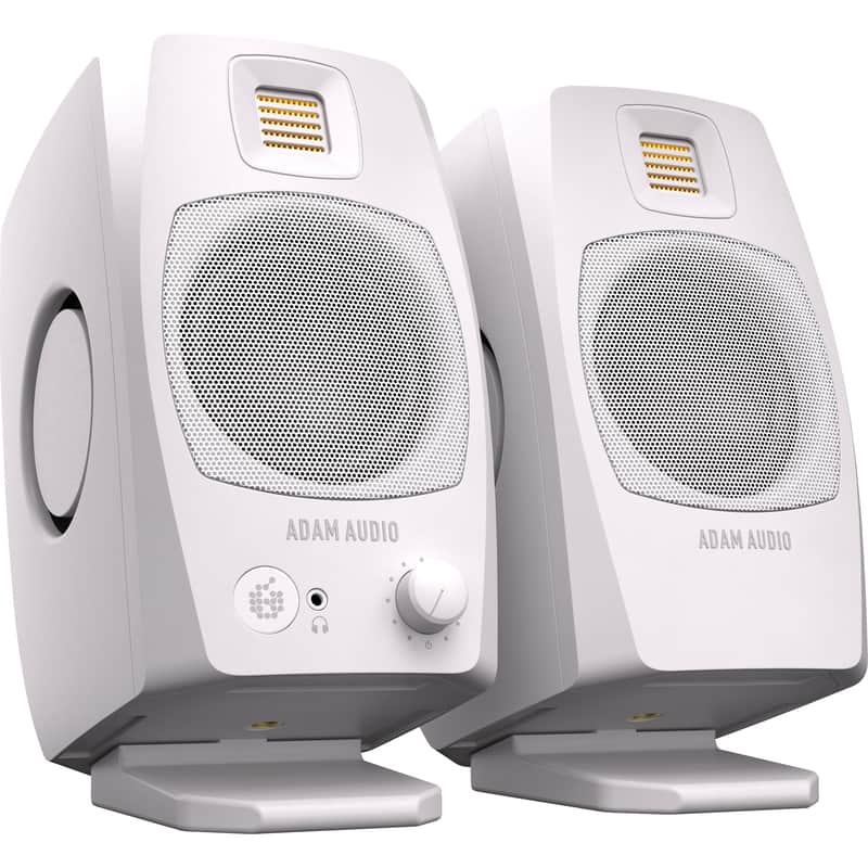 ADAM Audio D3V Desktop Monitors - White image 1