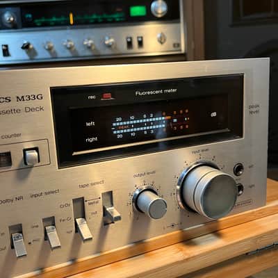 Technics RS-M33G Cassette Deck | Vintage Hi-Fi Tape Deck | Cleaned & Restored image 4