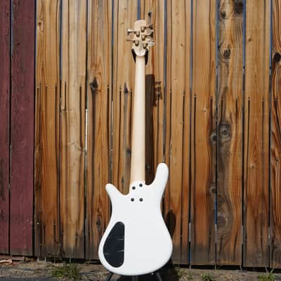 Spector NS Icon Bolt-on 5-String Electric Bass Guitar - White Gloss image 3