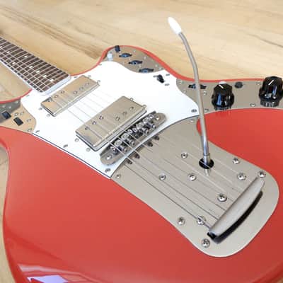 Bilt Relevator USA Made Custom Offset Electric Guitar Fiesta Red Mastery & ohsc image 6