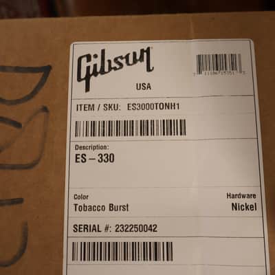 Gibson ES-330 Tobacco Burst image 13