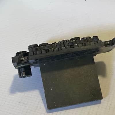 1980's Kramer Model Guitars Black Floyd Rose II Licensed Tremolo Guitar Bridge image 7
