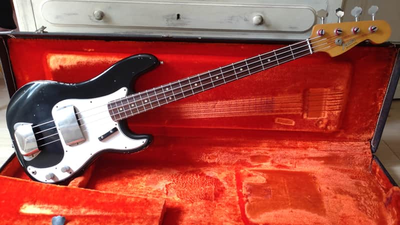 Fender Precision Bass 1966 Black - Very Good