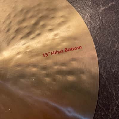 WILD BULL Legacy Series Hand Forged & Hammered 15" hi hat set image 10