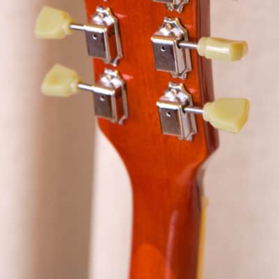 Custom Master Build By Mr. Ichiroh Shimano Japan MIJ Gpoint Les Paul Flamed Chery Sunburst guitar, Burst 59 replica, #197 out of 350 image 7