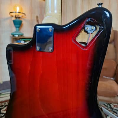 Formanta Style USSR Electric Guitar Built In Tone Bender Soviet Germanium Fuzz image 4