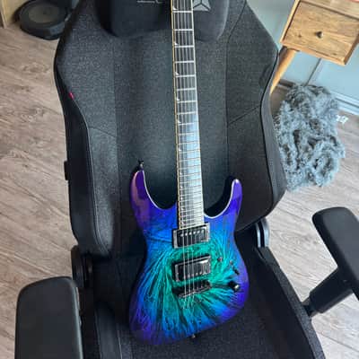 Jackson MG Series SLSMG Super Lightweight Soloist 2004 - 2005 - Eerie Dess Swirl image 1