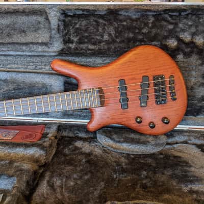 Left-Handed 1996 Warwick Thumb NT4 Natural Bubinga image 1
