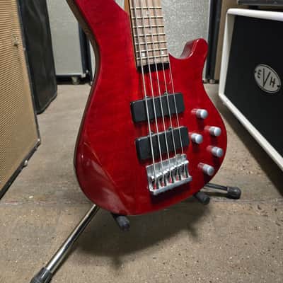 Davidson 5 string Active Electric Bass Red image 2