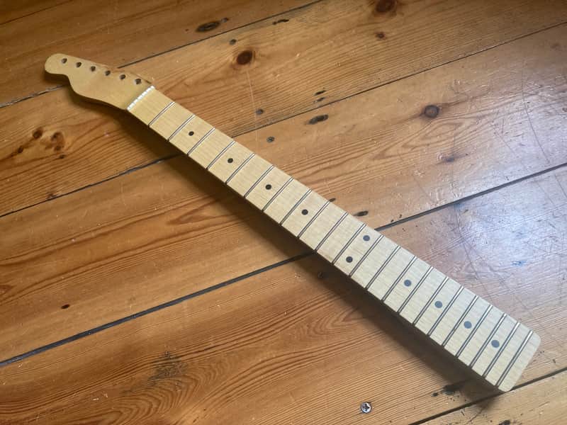 Unbranded Quarter Sawn Telecaster Electric Guitar Neck Left Handed image 1