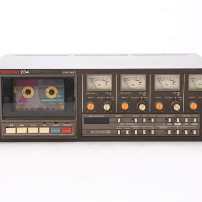 Tascam 234 Syncaset Professional 4 Track Cassette Deck #49592 image 2
