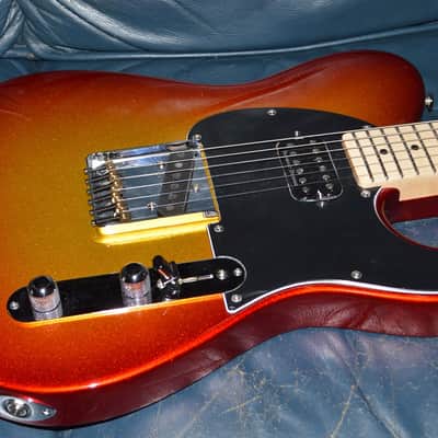 G&L Custom Shop Bluesboy 2023 - Cherryburst Metallic image 7