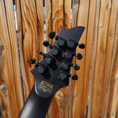 Schecter DIAMOND SERIES PT-8 MS Black Ops Satin Black Open Pore Left Handed 8-String Electric Guitar image 4