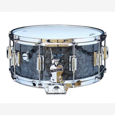 Rogers Dyna-Sonic Snare Drum 14x6.5 Black Pearl image 1