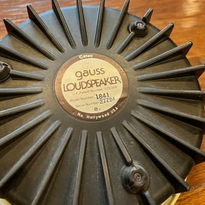 Gauss  10'' Speaker Model 1841 200 watt 8 ohm Loudspeaker Made in Hollywood USA image 3