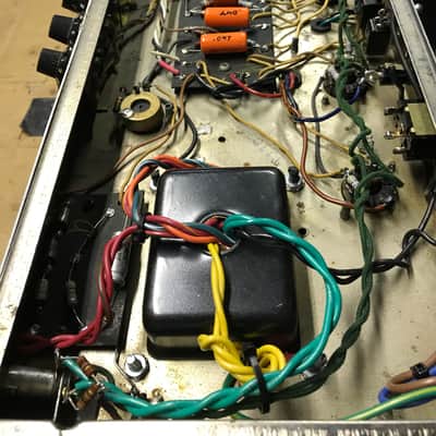 1966 Fender Blackface Bassman chassis only image 5