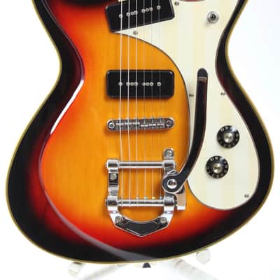 2010s Eastwood Sidejack DLX sunburst matching headstock image 2