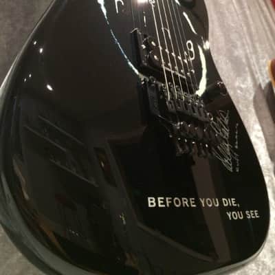 SIGNED Horror Movie Guitar Memorabilia The Ring Movie Graphic SAMARA Kelly Stables San Dimas PROOF image 7
