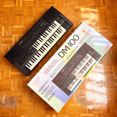 Casio DM-100 (Japan, 1987) Super Rare & Vintage Double-Decker Sampling Keyboard LoFi 8-bit Sampler! With original box and packaging! Read the full ad! image 16